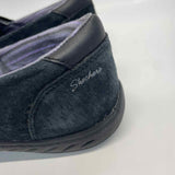 Skechers Size 7.5 Women's Black Solid Slip On Shoes