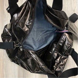 Jack Gomme Brown Fabric Solid Overnight Traveling Bag