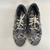 Adidas Size 8 Women's Gray Animal Print Lace Up Sneakers