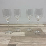 Wedgwood Vera Wang Blanc Sur Blanc Stemmed Wine Glass - Set of 4