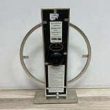 Uttermost Silver Metal Mantel Clock