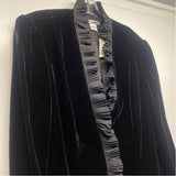 Nygard Women's Size 16-XXL Black Solid Open Front Jacket