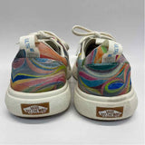 Vans Size 7.5 Women's Tan-Multi Pattern Lace Up Sneakers
