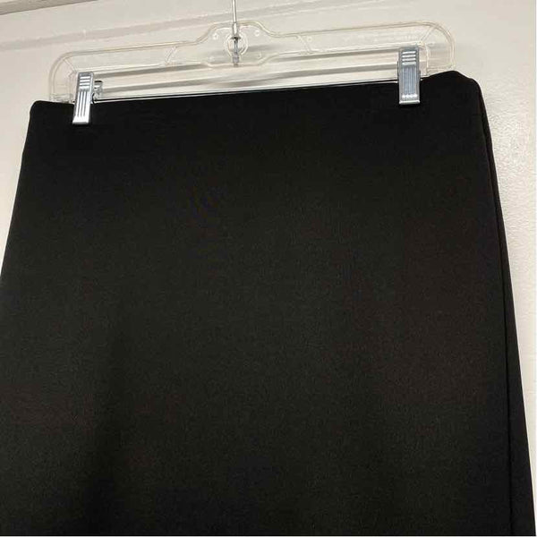 Catherine Malandrino Size 8 Women's Black Solid Pencil-3/4 Skirt