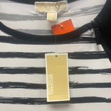 Michael Michael Kors Size M Women's White-Black Pattern Shift Dress
