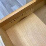 Ethan Allen Beige Solid Wood Table
