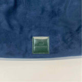 Neiman Marcus Navy Suede Solid Tote Handbag