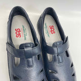 SAS Size 10 Women's Navy Cut Out Slip On Shoes