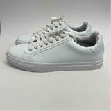 Nothing New Shoe Size 12 White Leather Solid Men's Men's Sneakers
