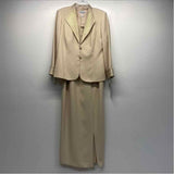 Karen Miller Size 14-L Women's Champagne Shimmer Maxi Dress w Long Sleeve Jacket