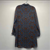 Cabi Size S Women's Blue-Brown Pattern Shift Dress