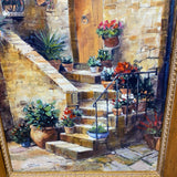 Wall Decor Tuscan Porch and Pots By David Jackson 3/150