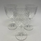 Baccarat Water Clear Crystal Glassware Set of 3