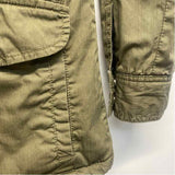 Horny Toad Women's Size S Green Solid Zip Up Coat