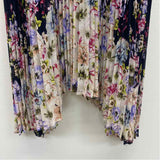 White House Black Market Size 6-S Women's Navy-Multicolor Floral Dress