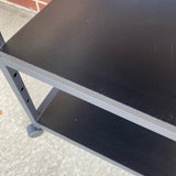 Black Metal Stand with Casters