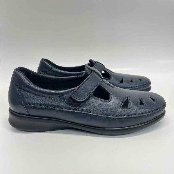 SAS Size 10 Women's Navy Cut Out Slip On Shoes