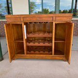 Brown Wood Bar Table