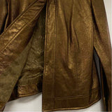 Dana Buchman Women's Size 6-S Bronze Shimmer Single Button Jacket