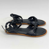 J.Crew Size 6.5 Women's Black Solid Strappy Sandals