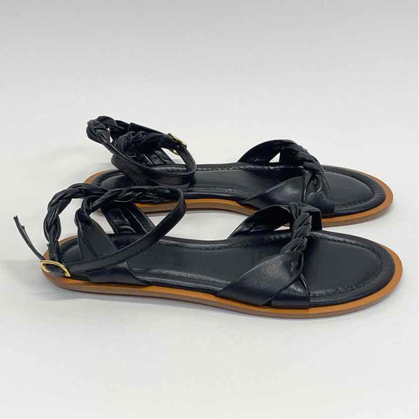 J.Crew Size 6.5 Women's Black Solid Strappy Sandals
