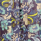 Robert Graham Size M Women's Blue-Multi Floral Pullover Blouse