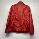 Zenergy By Chico's Women's Size 1-M Red Solid Zip Up Jacket