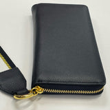 Joy Black Solid Wristlet  Wallet