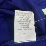 IBKUL Size L Women's Blue Solid Long Sleeve Dress