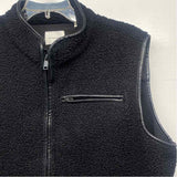 7 Diamonds Women's Size XXL Black Solid Zip Up Vest