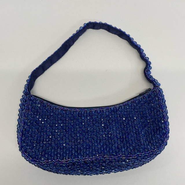 Valerie Stevens Blue Beaded Clutch