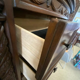 Walter of Wabash Brown Wood 5 Drawer Chest of Drawers