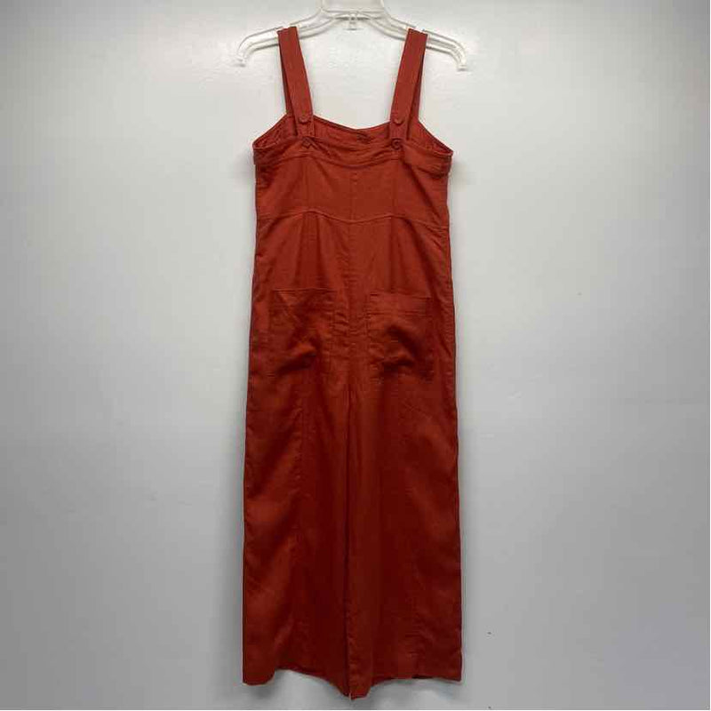 Garnet Hill Size 4-S Women's Coral Solid Pants Jumpsuit