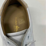 Michele Lopriore Size 39-9 Women's White Solid Lace Up Sneakers