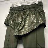 Athleta Size S Women's Green Solid Leggings Activewear Pants