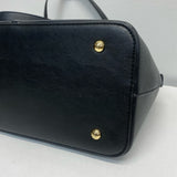 Adrienne Vittadini Black Solid Shoulder Handbag