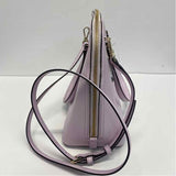 Kate Spade Lilac Solid Leather Satchel Handbag