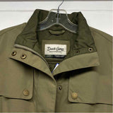 Duck Camp Women's Size M Green Solid Military Jacket