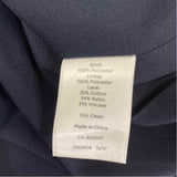 Talbots Size 4-S Women's Navy Solid Sheath Dress