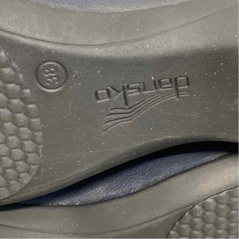 Dansko Size 38-7.5 Women's Navy Solid Mary Jane