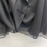 Alex Evenings Size 12-L Women's Black-Silver Shimmer 2 Piece Dress