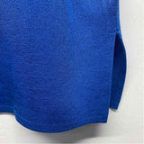 Ming Wang Size 2x Women's Blue Solid V Neck Sleeveless Top