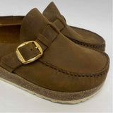 Birkenstock Size 38-7.5 Women's Brown Solid Slide Shoes