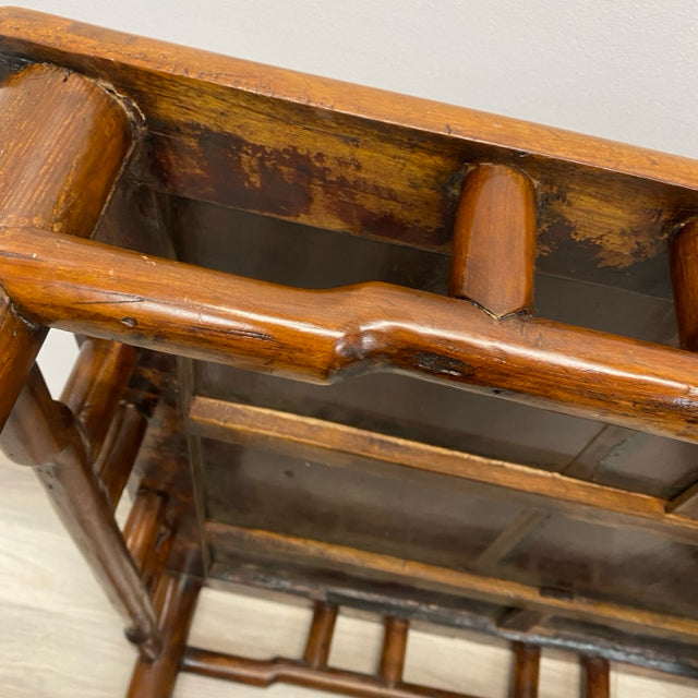 Antique Brown Bamboo  Mahjong/ Huanghuali Table
