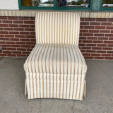 Beige-Gold Stripe Chair