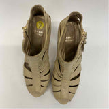 Stuart Weitzman Size 7 Women's Tan Solid High Heel Shoes