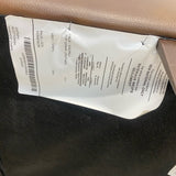 Brown Leather Ottoman