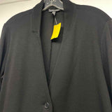 Eileen Fisher Women's Size M Black Solid Blazer Jacket