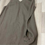 Nomad The Label Size XXL Women's Light brown Solid Shift Dress