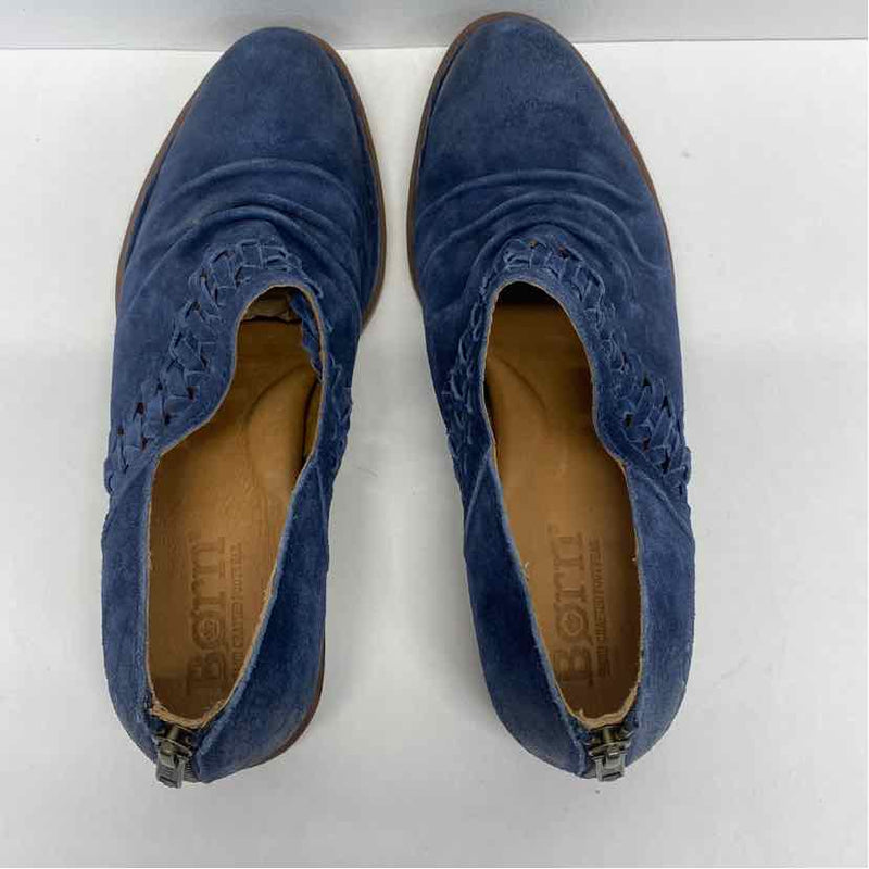 Born Size 9.5 Women's Blue Cut Out Slip On Shoes